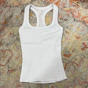 White Alo Workout Tank